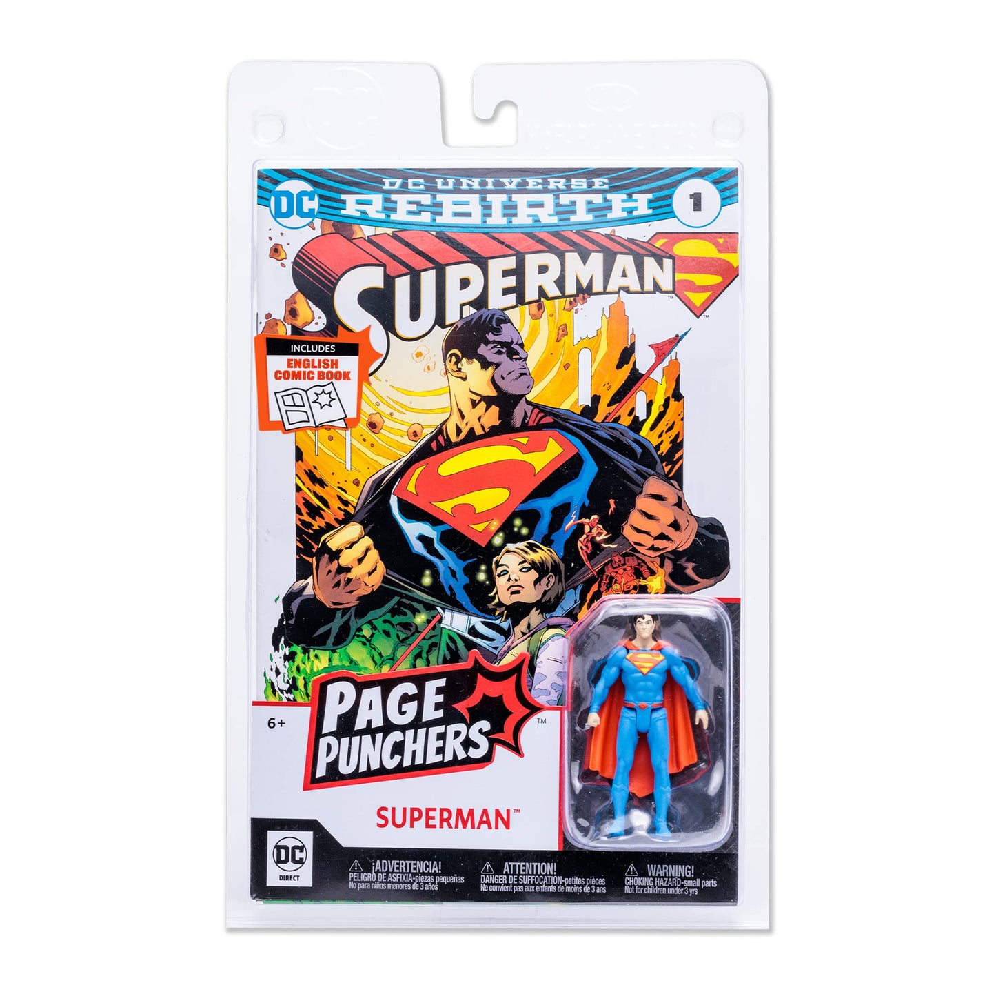 DC Comics Page Punchers Superman Book with Superman Mini Figure