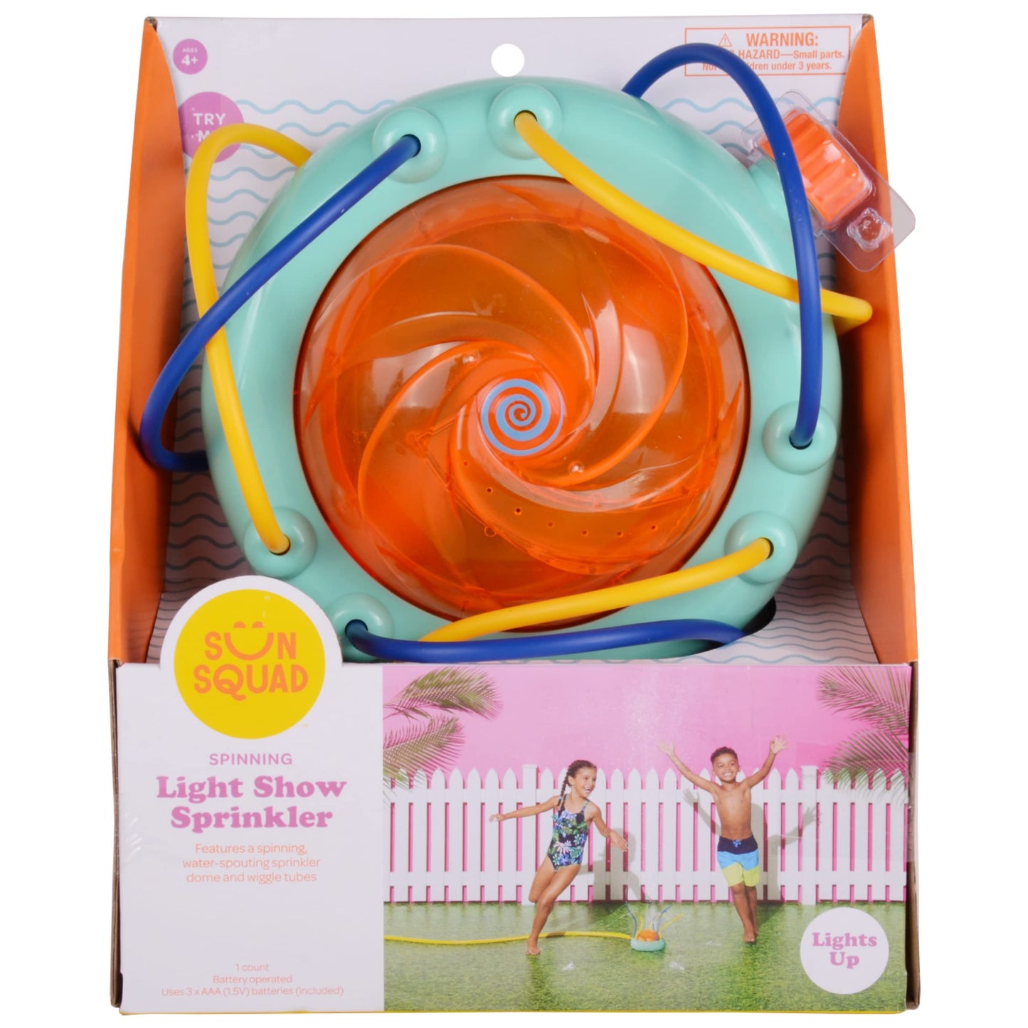 Sun Squad Spinning Light Show Sprinkler