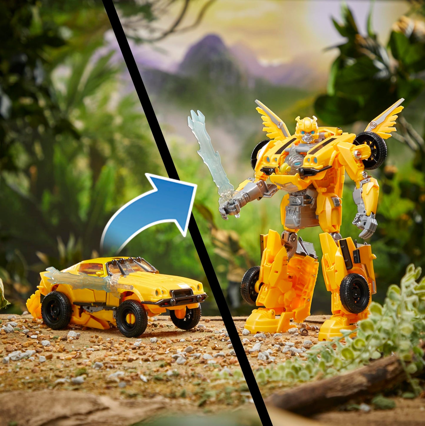 Transformers: Rise of the Beasts Beast-Mode Bumblebee Action Figure