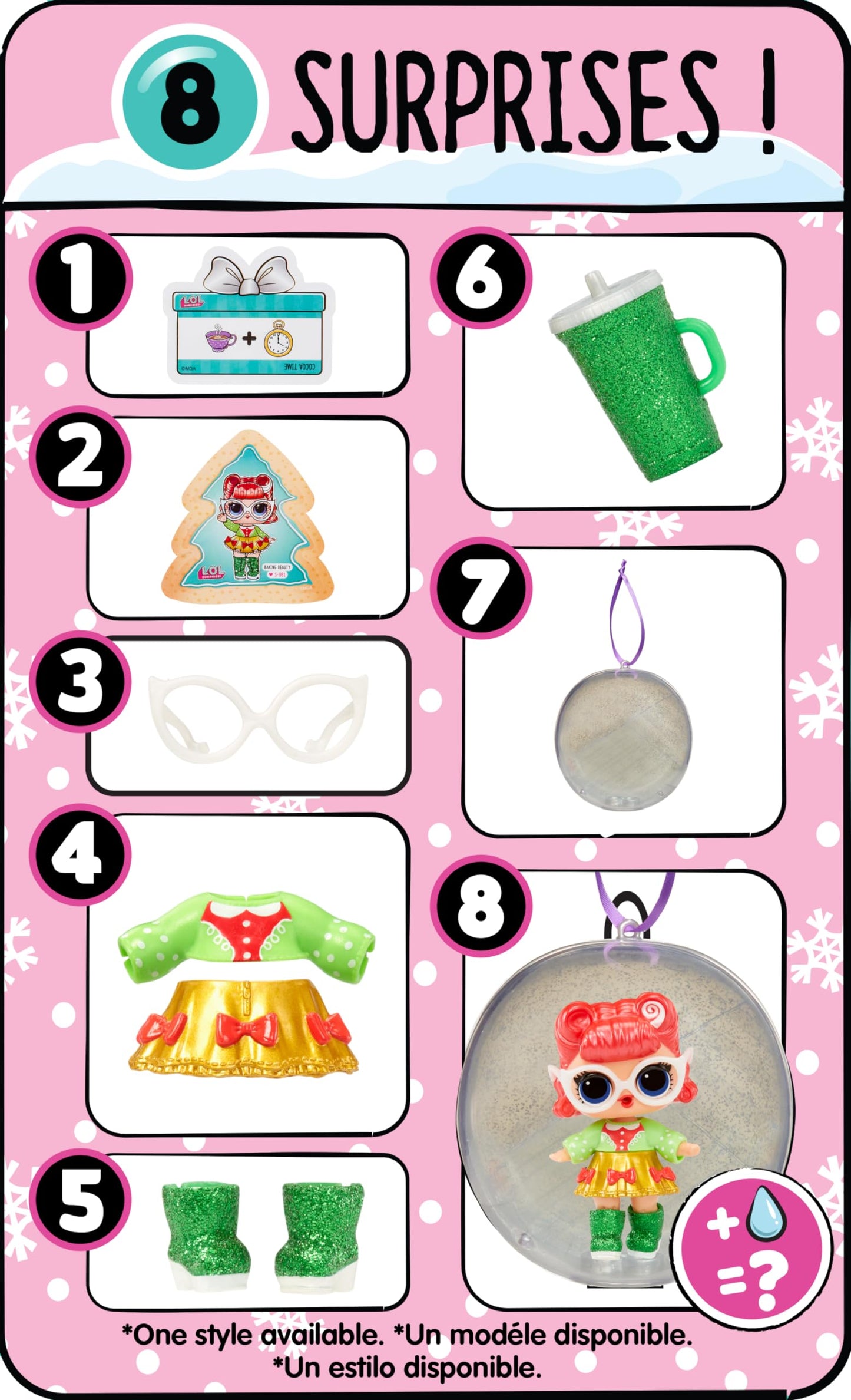 L.O.L. Surprise! Holiday Surprise!- Baking Beauty- with Collectible Doll, 8 Surprises, Holiday Theme, Collectible Dolls, Limited Edition- Great Gift for Girls Age 3+