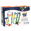 MindWare Marble Run 110 Piece Building Set with 82 Track Pieces, 15 Marbles and Motorized Elevator