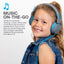 JLab JBuddies Studio Wired Kids Headphones - Gray/Blue