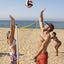 Franklin Sports Volleyball Net Set with Volleyball, Portable Net & Ground Stakes - Beach or Backyard Volleyball - Family