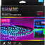 Enbrighten USB Powered RGB LED Light Strip, 12ft, Indoor LED Tape Light, Push Button, RGB, 76433