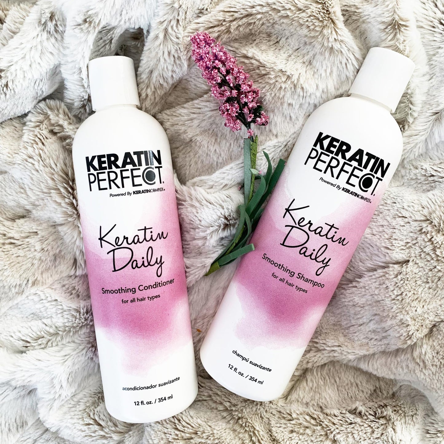 Keratin Perfect Daily Conditioner - Salon Level Treatment For Women - The Best Conditioning Formula For A Frizzy And Dull Mane - Keratin Treatment Not Necessary - Suitable For All Hair Types - 12 Oz