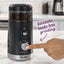 Mr. Coffee Automatic Coffee Grinder with 5 Presets, 12 Cup Capacity, Black – Ideal for Home Use and Espresso Lovers