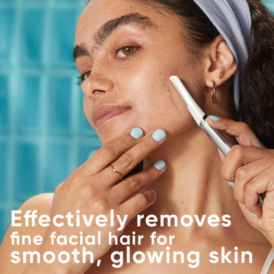Venus for Facial Hair &amp; Skin Care Exfoliating Dermaplaning Razor + 2 Blade Refills Starter Kit - 3ct