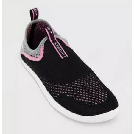 Speedo Women s Surf Strider Water Shoes Black Pink Gray - Size L 9-10