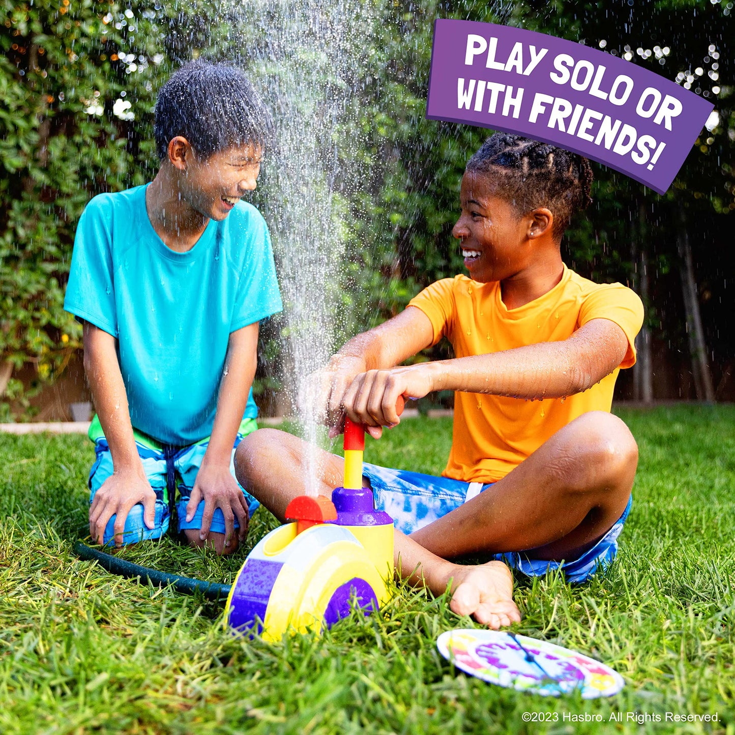 Hasbro Pie Face Splash – Water Sprinkler Game for Kids Outdoor Summer Fun – Play with Friends and Family