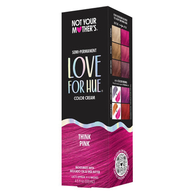 Not Your Mother\'s Love for Hue Semi-Permanent Hair Color Cream - Think Pink - 4.5 fl oz