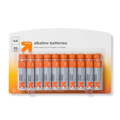 AA Batteries - 20pk Alkaline Battery - up & up™
