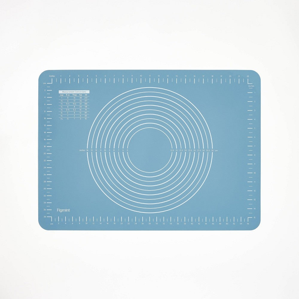 18"x25" Silicone Pastry Mat Blue - Figmint™