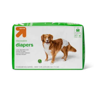 Dog Diapers - 18ct - M - up &amp; up™
