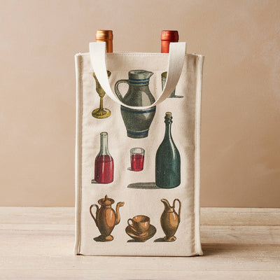 Fall Canvas Wine Tote Bag - John Derian for Target