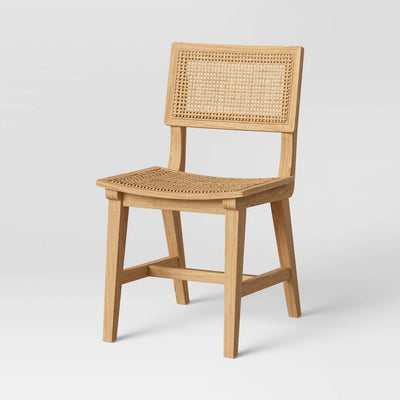 Tormod Backed Cane Knock Down Dining Chair Natural - Threshold™