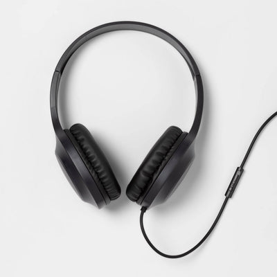 Wired On-Ear Headphones - heyday Black