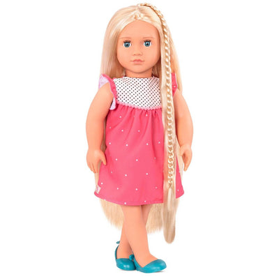 Our Generation 18\" Hair Play Doll with Extendable Braids - Hayley