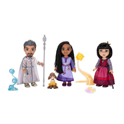 Disney’s Wish 6\'\' Asha, Dahlia &amp; Magnifico Petite Doll Gift Set