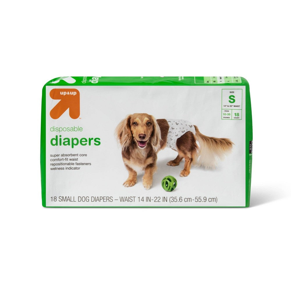 Dog Diapers - 18ct - S - up &amp; up™