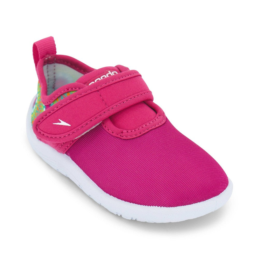 Speedo Toddler Girls' Printed Shore Explorer Water Shoes - Rainbow Dot 11-12