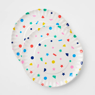 2ct Reusable Bamboo and Melamine Snack Plates - Spritz™