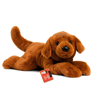 FAO Schwarz Adopt-A-Pets Golden Retriever 22\" Stuffed Animal with Adoption Certificate