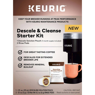 Keurig Descale and Cleanse Starter Kit