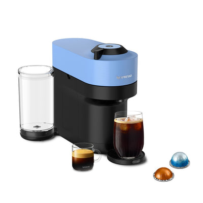 Nespresso Vertuo Pop+ Coffee Machine by De'Longhi - Pacific Blue - ENV92A
