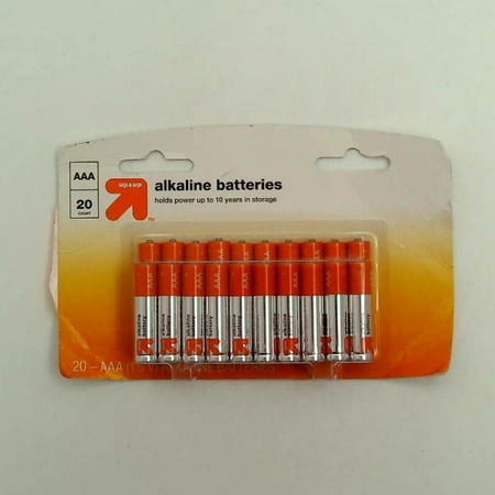 AAA Batteries - 20pk Alkaline Battery - up & up™
