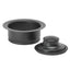 Glacier Bay Garbage Disposal Rim and Stopper - Stainless Steel with Matte Black Finish