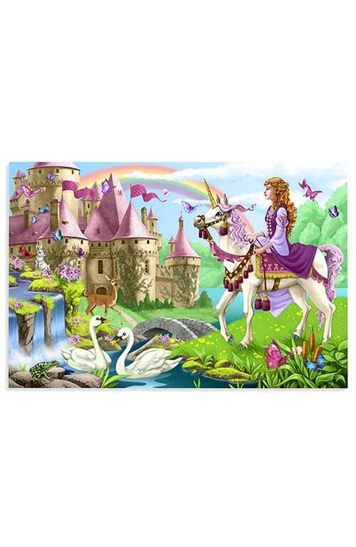 Melissa &amp; Doug Fairy Tale Castle Jumbo Jigsaw Floor Puzzle (48 pcs, 2 x 3 feet)